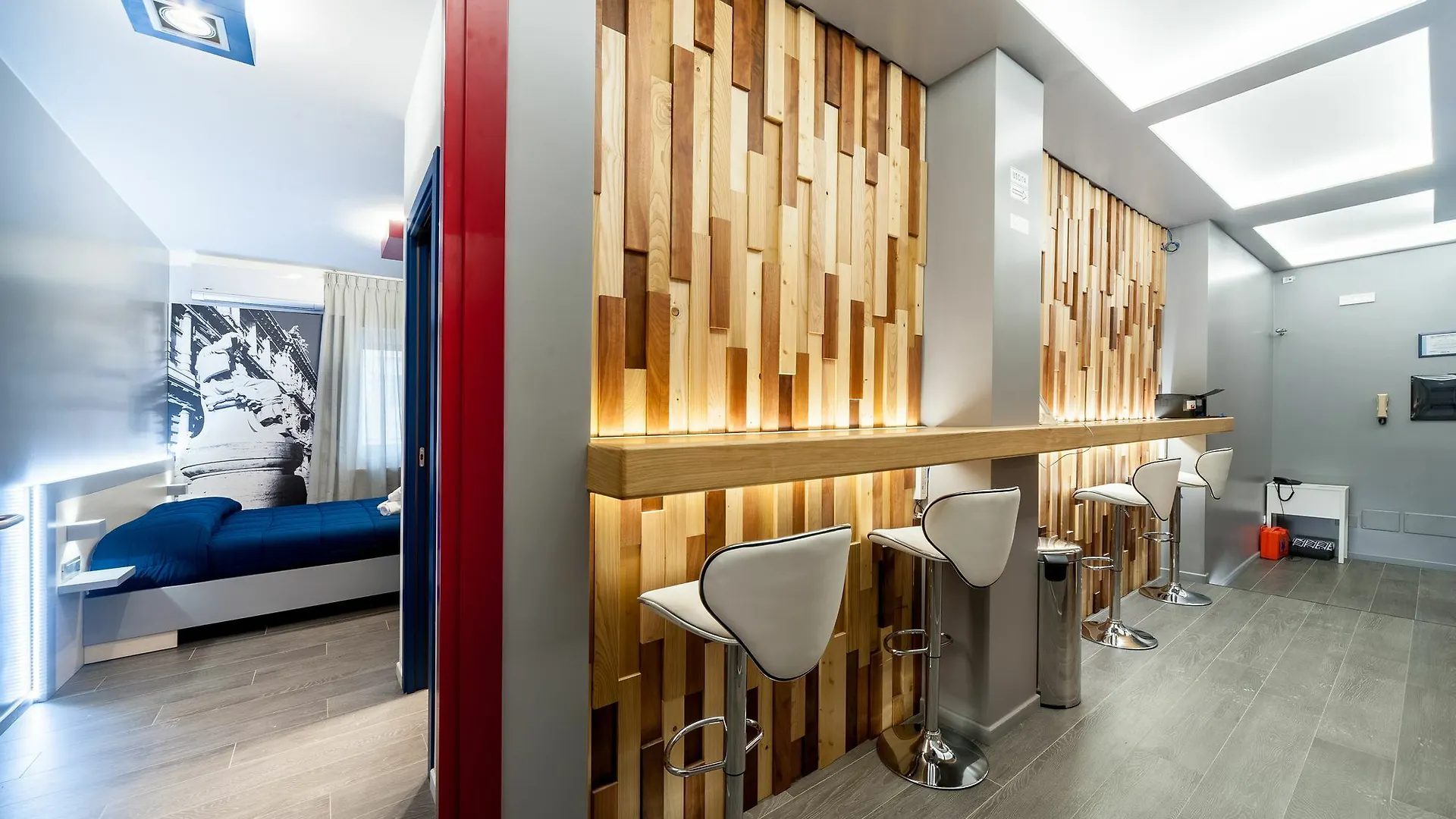 Hotel Il Rosso E Il Blu Rom Gasthof